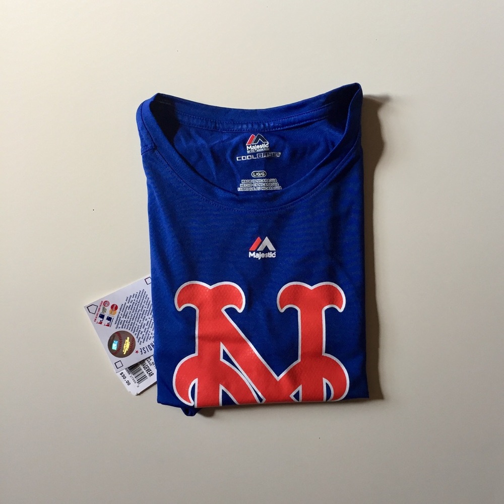 Mets Men's T-Shirt, Majestic, L